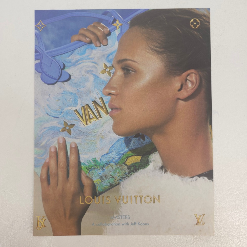 Louis Vuitton Alicia Vikander Print Ad Van Gogh Masters Handbag Designer Decor